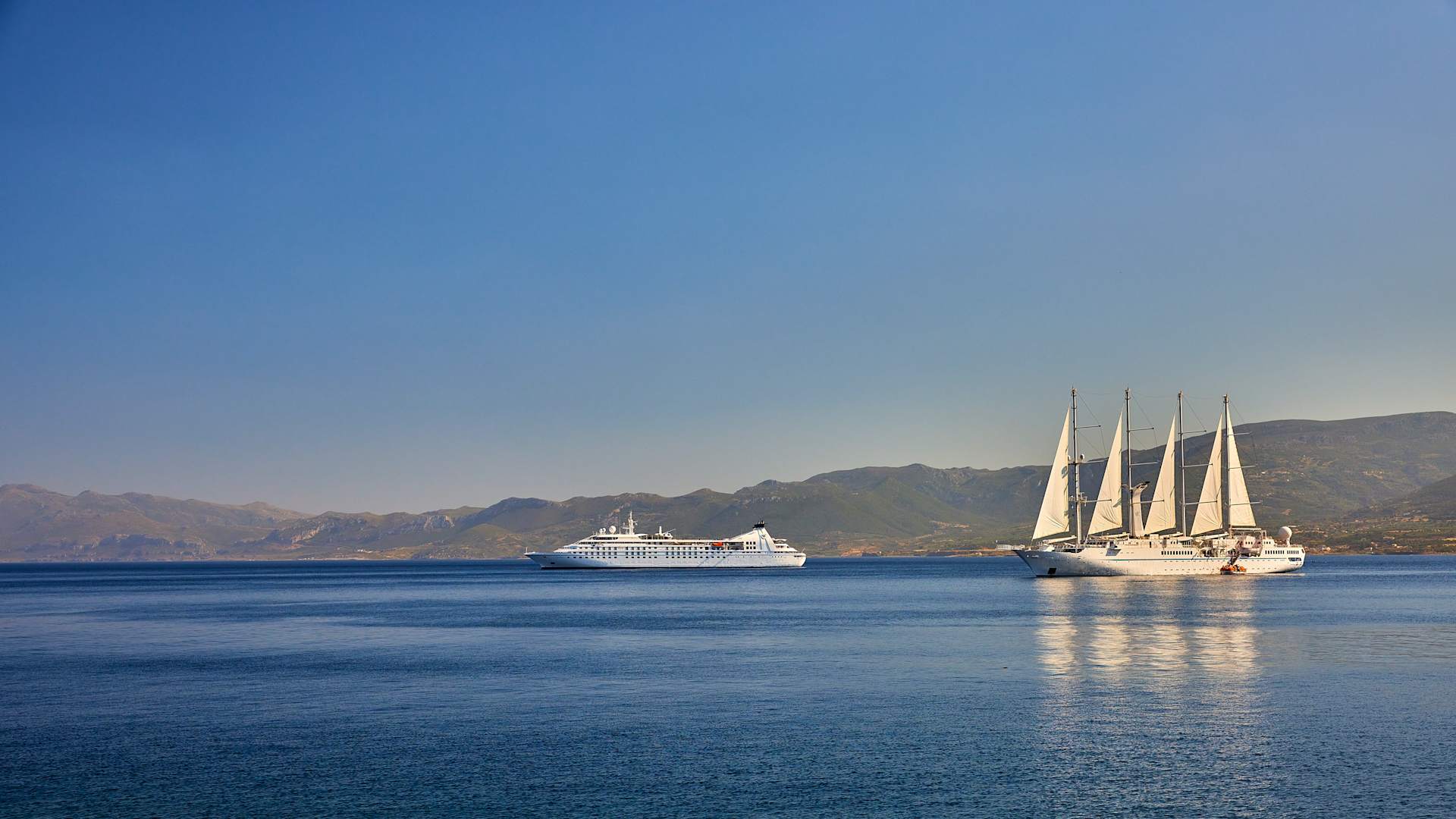 Signature Sail Away Events - It's off to our next destination! Come to the deck as we bid the port farewell to the strains of Vangelia' 1492.