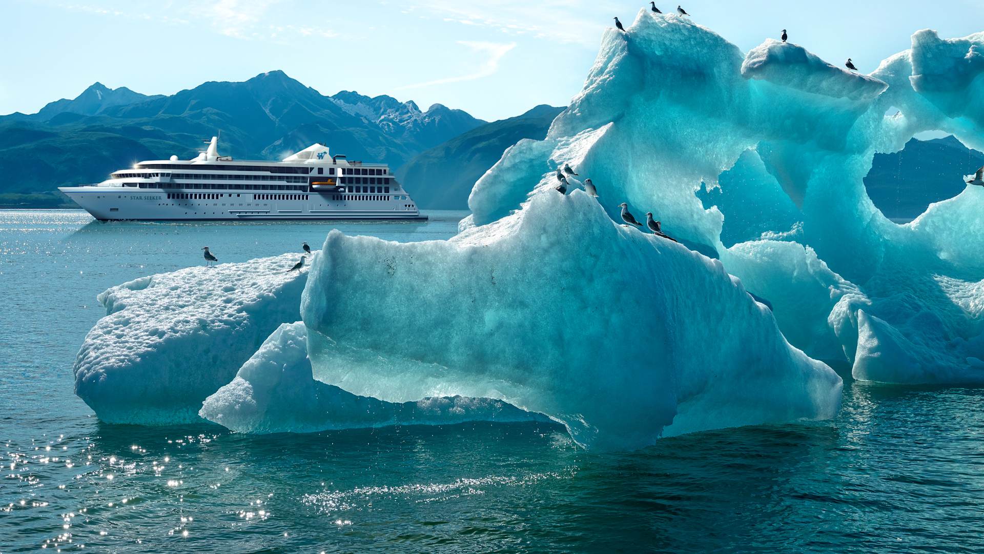 Join Star Seeker on her inaugural season. Nearly all 112 suites come with a private veranda or a floor-to-ceiling infinity window, perfect for watching glaciers pass by from the comfort of your suite.