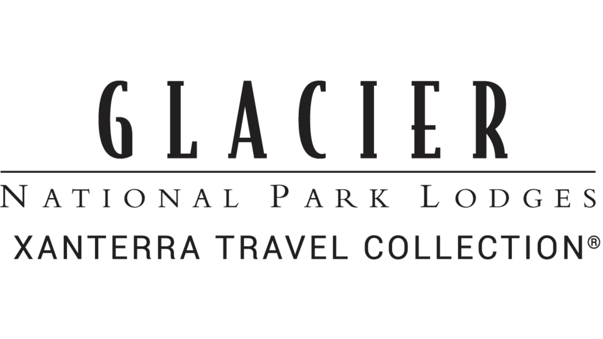 Glacier National Park Lodges Logo Black
