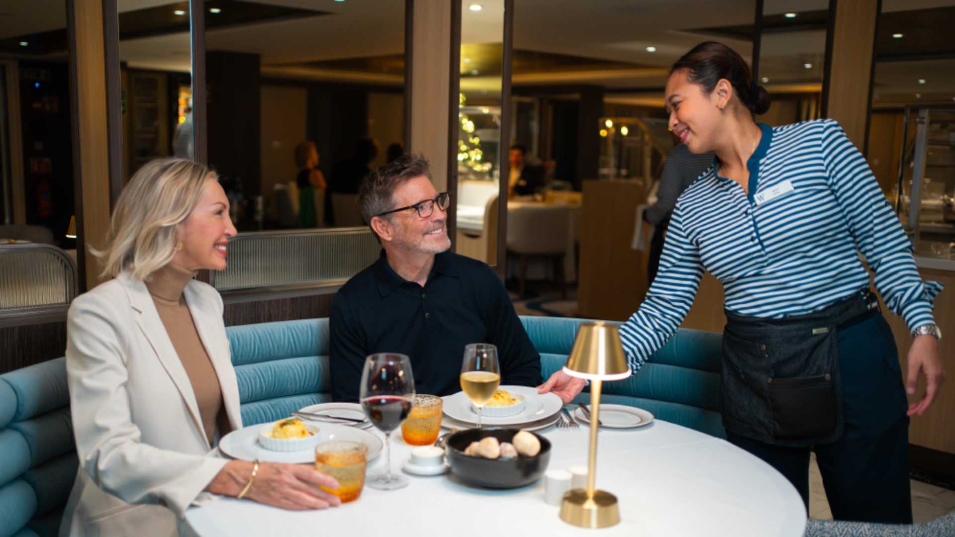 Settle in for dinner at Amphora, where the menu changes every night.