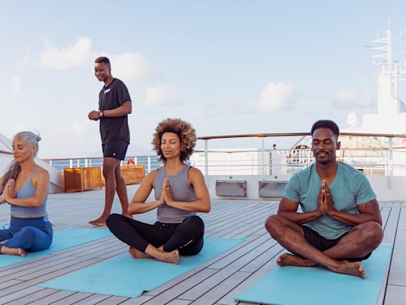 Yoga on deck