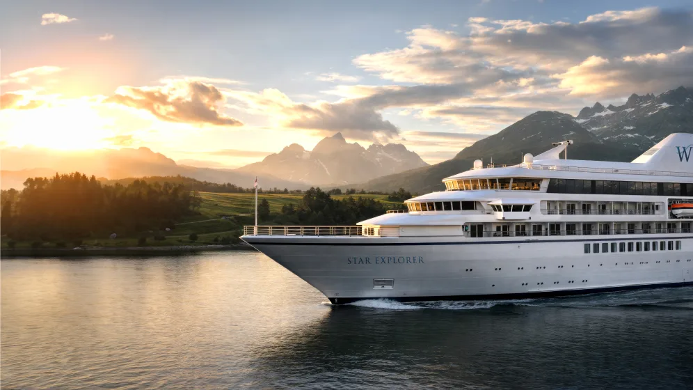 Get closer to Northern Europe and the Mediterranean aboard our 224-guest Star Explorer, with a private veranda or floor-to-ceiling window in nearly every suite.