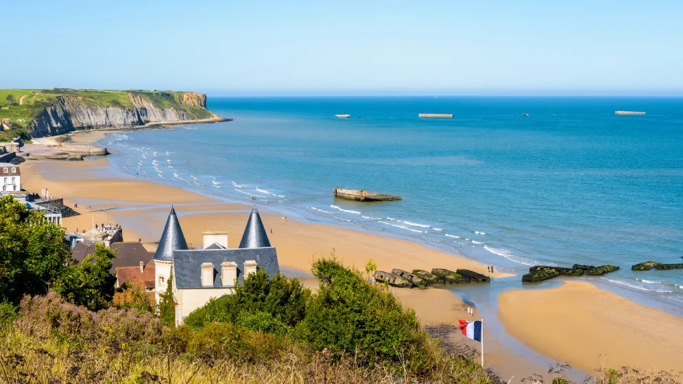 Walk the D-Day beaches and the Caen Memorial from Honfleur or Cherbourg.